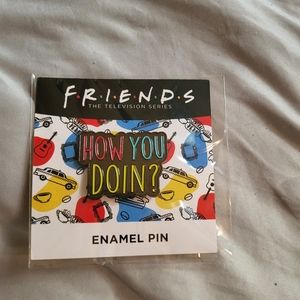 FRIENDS enamel pin.
